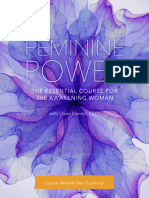 Feminine Power The Essential Course Module 2 - Transcript