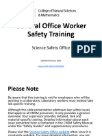 CNSM Office Safety Training 21-01