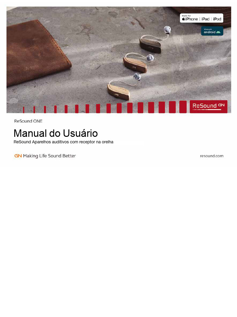 Manual do Aparelho Auditivo ReSound | PDF | Audição | Aparelho auditivo