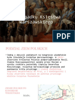 Po Upadku Księstwa Warszawskiego - Prezentacja