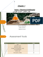 Chapter 1 Stoichiometry ChemicalArithmetic