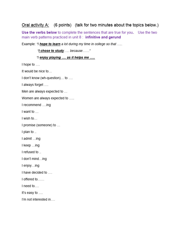 U.9 Speaking Activity (Level 3) | PDF | Language Arts & Discipline