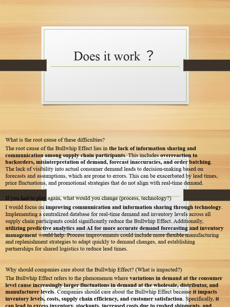 Mitigating the Bullwhip Effect in Supply Chains | PDF