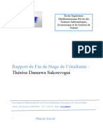 Rapport de Fin de Stage Thérèse