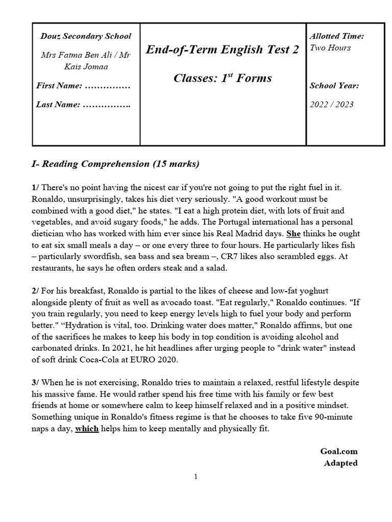 ETT2 (Final Draft) | PDF | Sports & Recreation