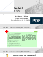 Lei Dos Caminhoneiros LUIZ FERNANDO URURAHY DE SOUZA - TCU - 13.03.18