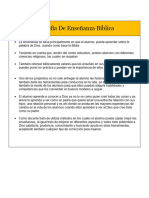 Filosofía de Enseñanza Bíblica