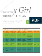 Lazy Girl Workout