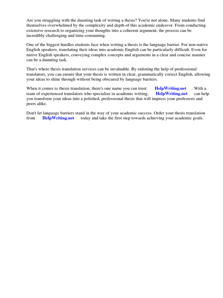 Thesis translator google download free pdf translations second