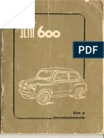 Manual Seat 600 Uso y Entretenimiento (1961)