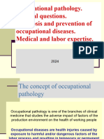 Occupational Pathology