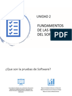 Unidad 2 - Fundamento de Las Pruebas de Software