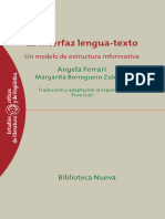 La Interfaz Lengua-Texto - Un Modelo de Estructura - Angela Ferrari - 2015