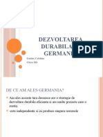 Dezvoltarea Durabila in Germania