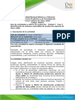 Guía de Actividades y Rúbrica de Evaluación - Unidad 2 - Fase 2 - Identificación de Sistemas Sostenibles de Producción