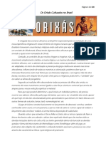Os OrixÃ¡s Cultuados No Brasil