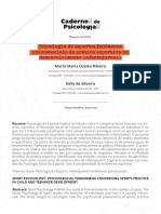 Artigo - Fenômenos Psicossociais da Prática Esportiva no Desenvolvimento Infantojuvenil