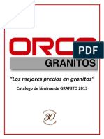 Catalogo de Granitos 2013