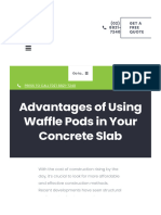 Advantages of Using Waffle Pods in Your Concrete Slab - Reozone