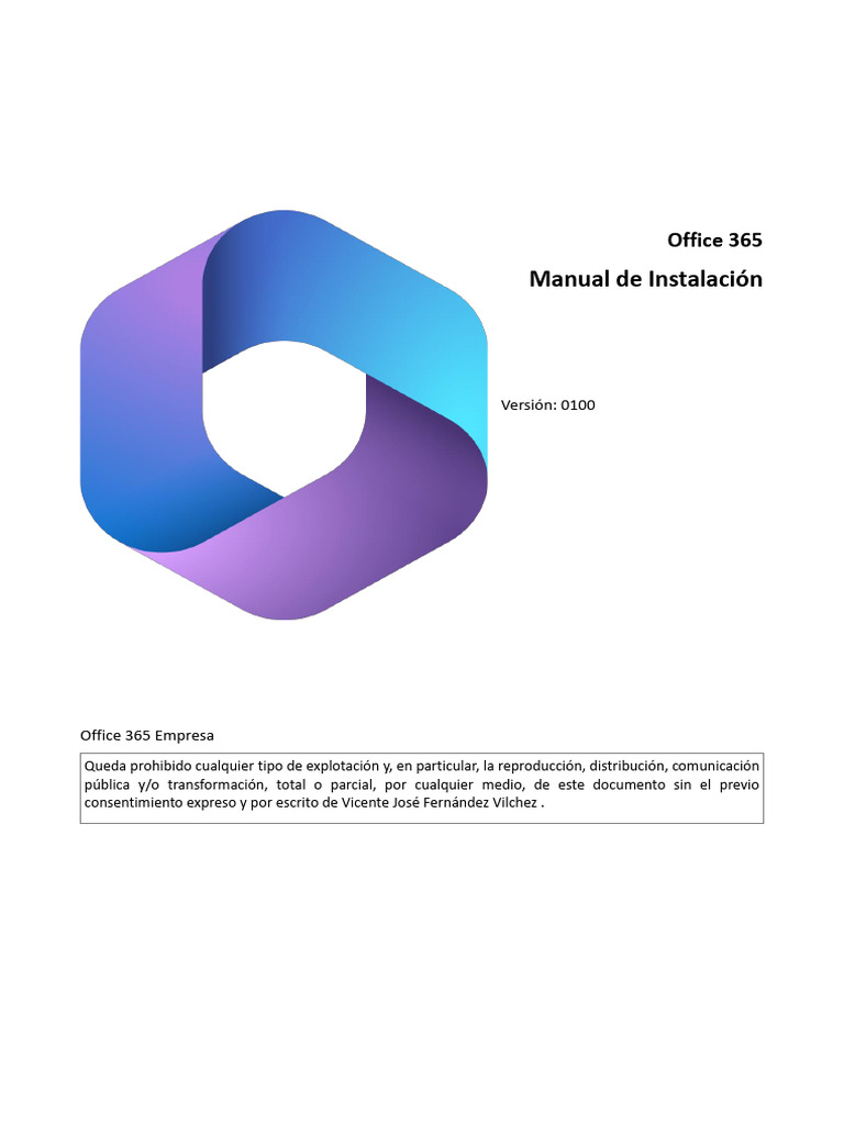 Manual de Instalación Office 365 Empresa | PDF | Microsoft | Microsoft ...