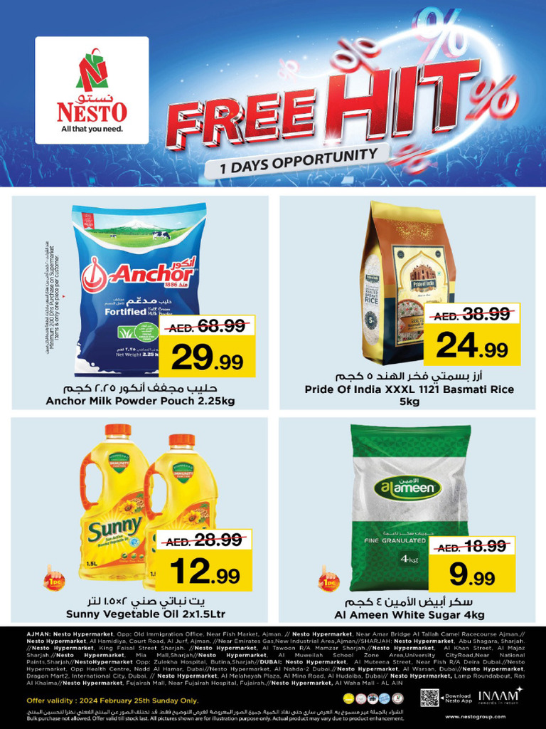 Free Hit Sunday Special Deals | PDF
