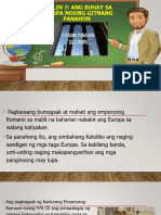 Aralin 7 Ang buhay sa Europa noong Gitnang Panahon (2)