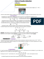 Les Reactions D Oxydo Reduction Resume de Cours 2 4