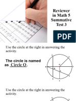 Reviewer in Math 5 Summative Test 3