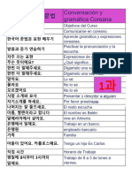 Clase 1 Curso ConversacionD Conversación y Gramática de Coreana