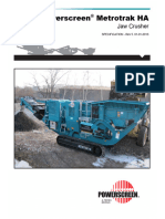 Powerscreen Metrotrak HA Tech Spec Rev 5 01-01-2013