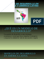Modelos de Desarrollo en Colombia y América Latina
