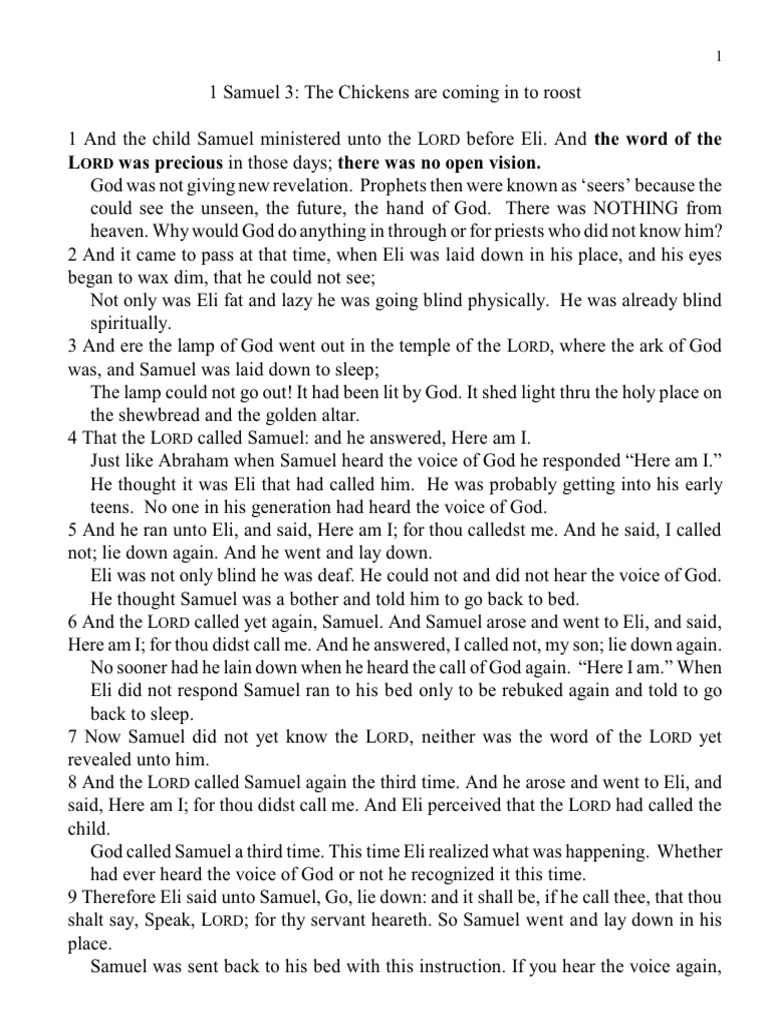 1 samuel 3 pdf