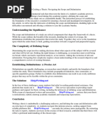 Scope and Delimitation of The Study Thesis Example