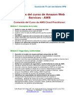Syllabus de Amazon Web Services AWS