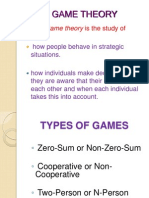 Game Theory Is The Study of