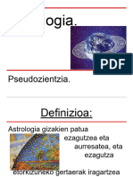 Pseudozientzia Mota. Astrologia