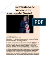 Qué Es El Tratado de Libre Comercio de América Del Norte