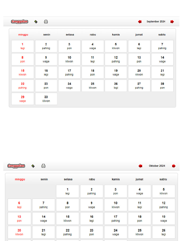 Kalender Sep-Okt 24 | PDF