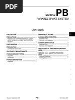 Parking Brake System: Section