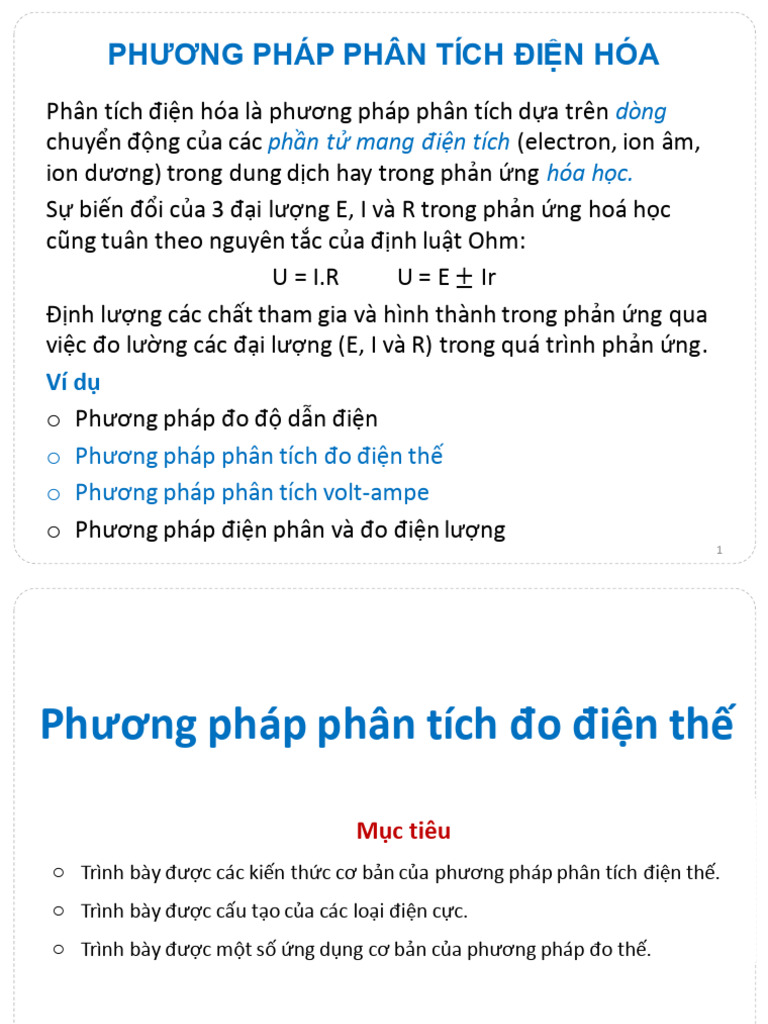 3. Thiết Bị và Dụng Cụ Đo Điện Thế