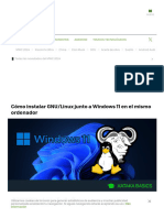 Cómo Instalar GNU - Linux Junto A Windows 11 en El Mismo Ordenador