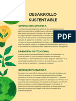 Documento A4 Glosario Medio Ambiente Ecología Ilustrado Amarillo