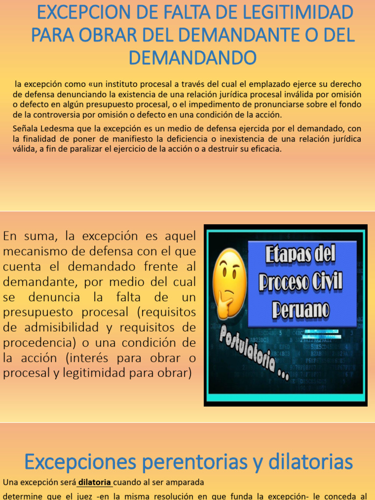 F.d.legitimidad para Obrar | PDF