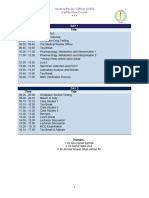 MRO Course Schedule