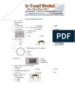 Soal Ukk Bahasa Inggris SD Kelas 1