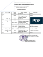 Jadwal Pelaksanaan Workshop PMM