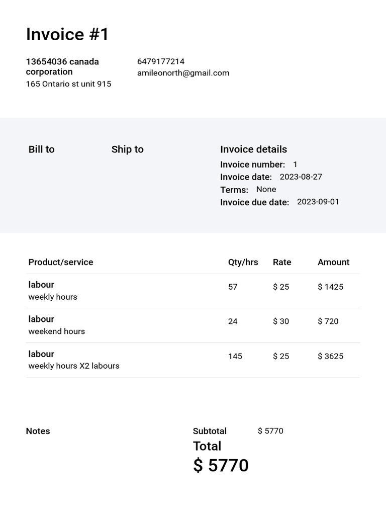 Sephora Invoice #1 Details | PDF | Finance & Money Management | Law