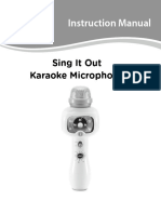 80-551060 Sing It Out Karaoke Microphone IM