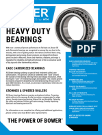 Bower Heavy Duty Bearings Sell Sheet