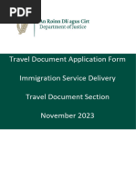 Irish Passport Identity Verification Form | PDF | Signature | National ...